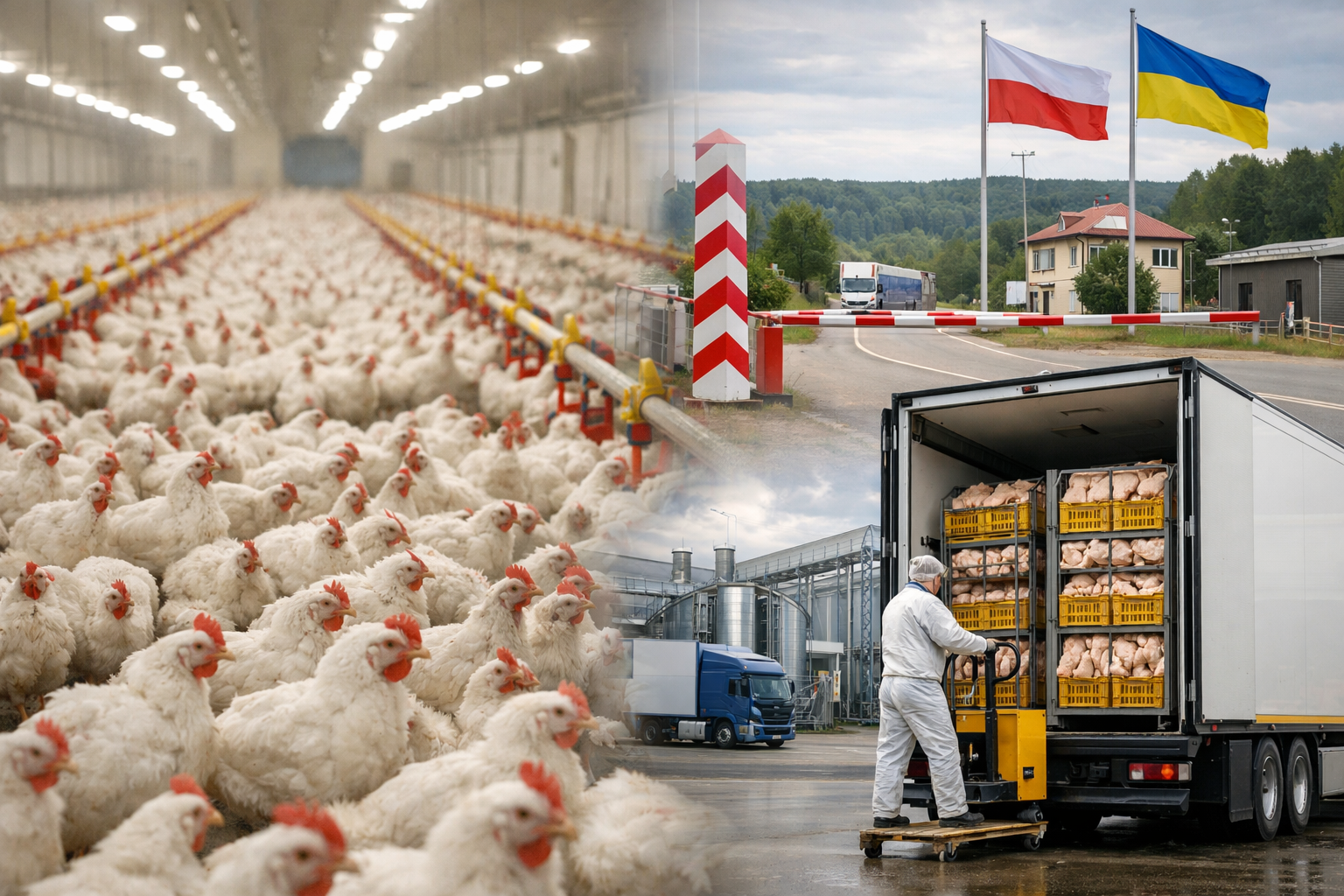 La proximité frontalière de MHP redessine l’approvisionnement polonais en volaille et stabilise les prix