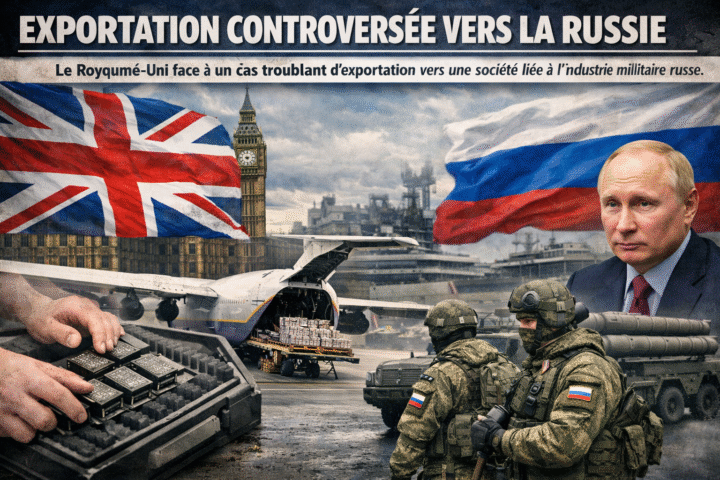 Le Royaume-Uni face à un cas troublant d'exportation vers une société liée à l'industrie militaire russe