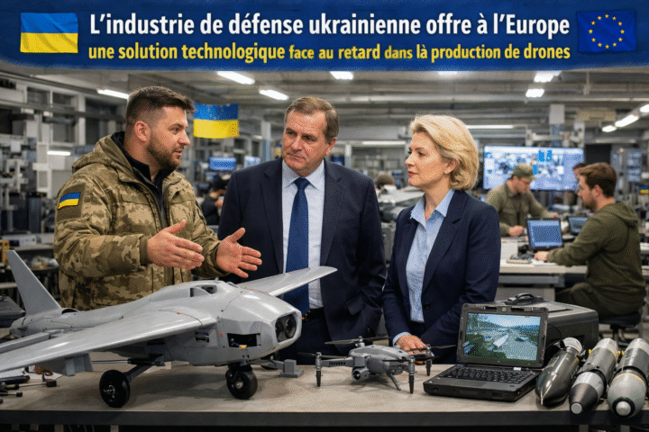 L'industrie de défense ukrainienne offre à l'Europe une solution technologique face au retard dans la production de drones