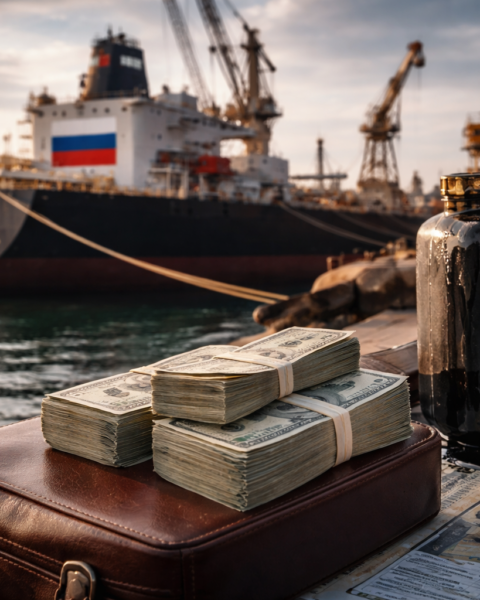 Un réseau d'évasion des sanctions exposé: 90 milliards de dollars de pétrole russe écoulé illicitement