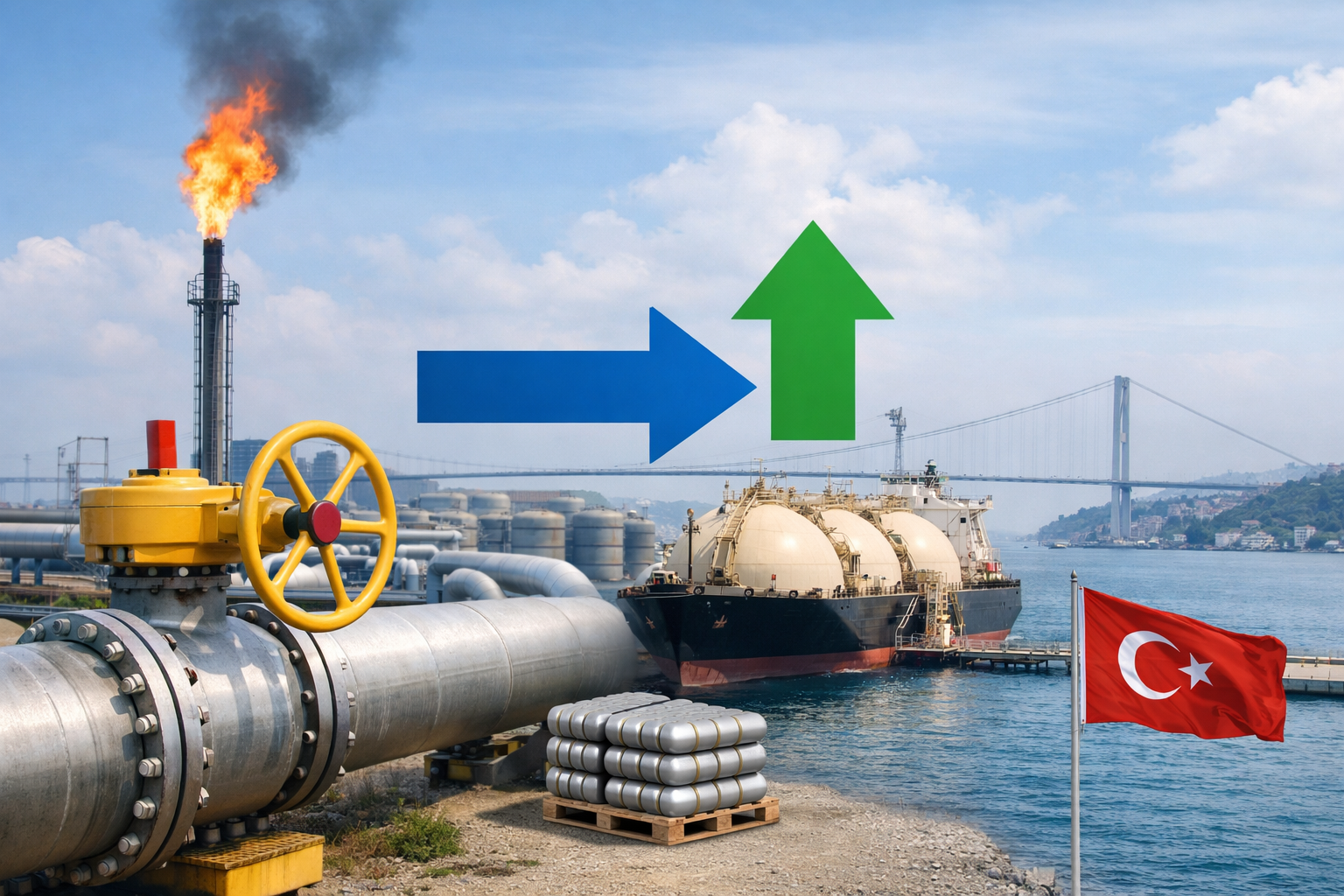 Gaz russe via la Turquie: bond en janvier, l’Europe du Sud accroît ses achats malgré les sanctions