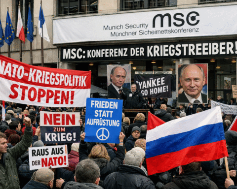 Moscou instrumentalise des mouvements pacifistes allemands pour saborder la conférence de sécurité de Munich