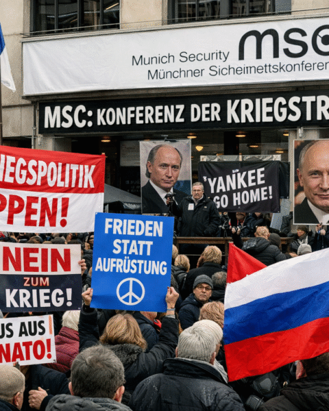 Moscou instrumentalise des mouvements pacifistes allemands pour saborder la conférence de sécurité de Munich