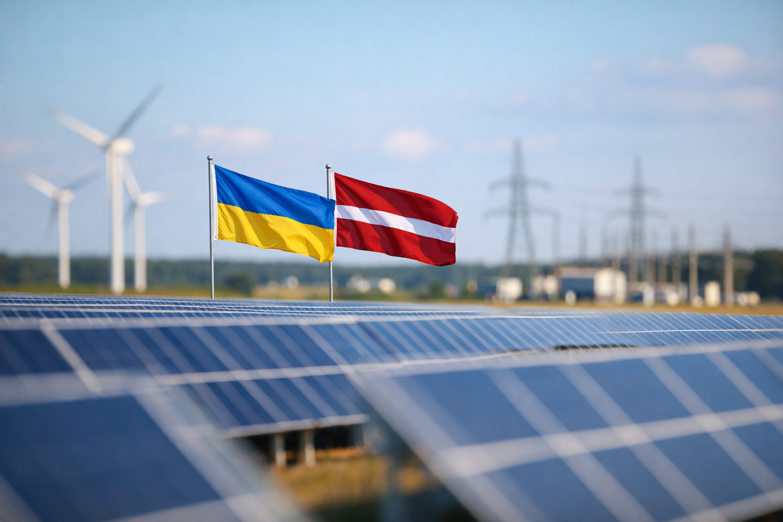 L'Ukraine devient acteur clé de la transition énergétique lettone avec une méga-centrale solaire