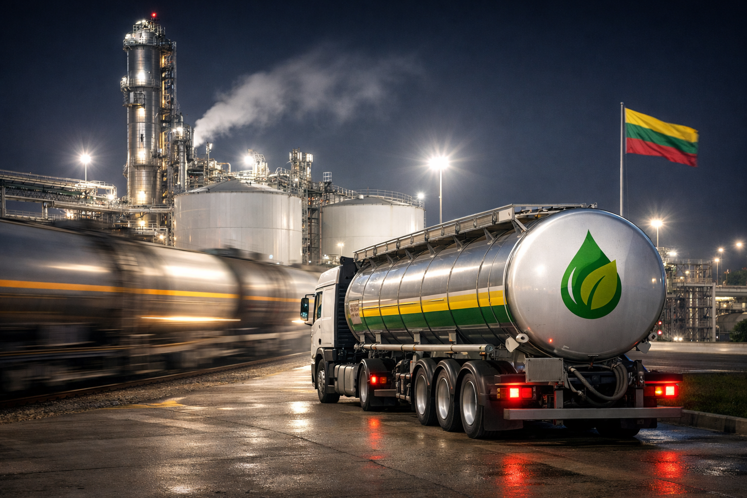 L'Ukraine accroît ses exportations de bioéthanol vers la Lituanie, renforçant la sécurité énergétique balte