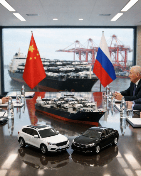 La Chine devient plaque tournante cruciale pour l'exportation de voitures occidentales vers la Russie malgré les sanctions