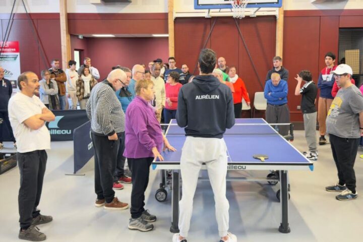 Civens : matinée de découverte du paratennis de table adapté