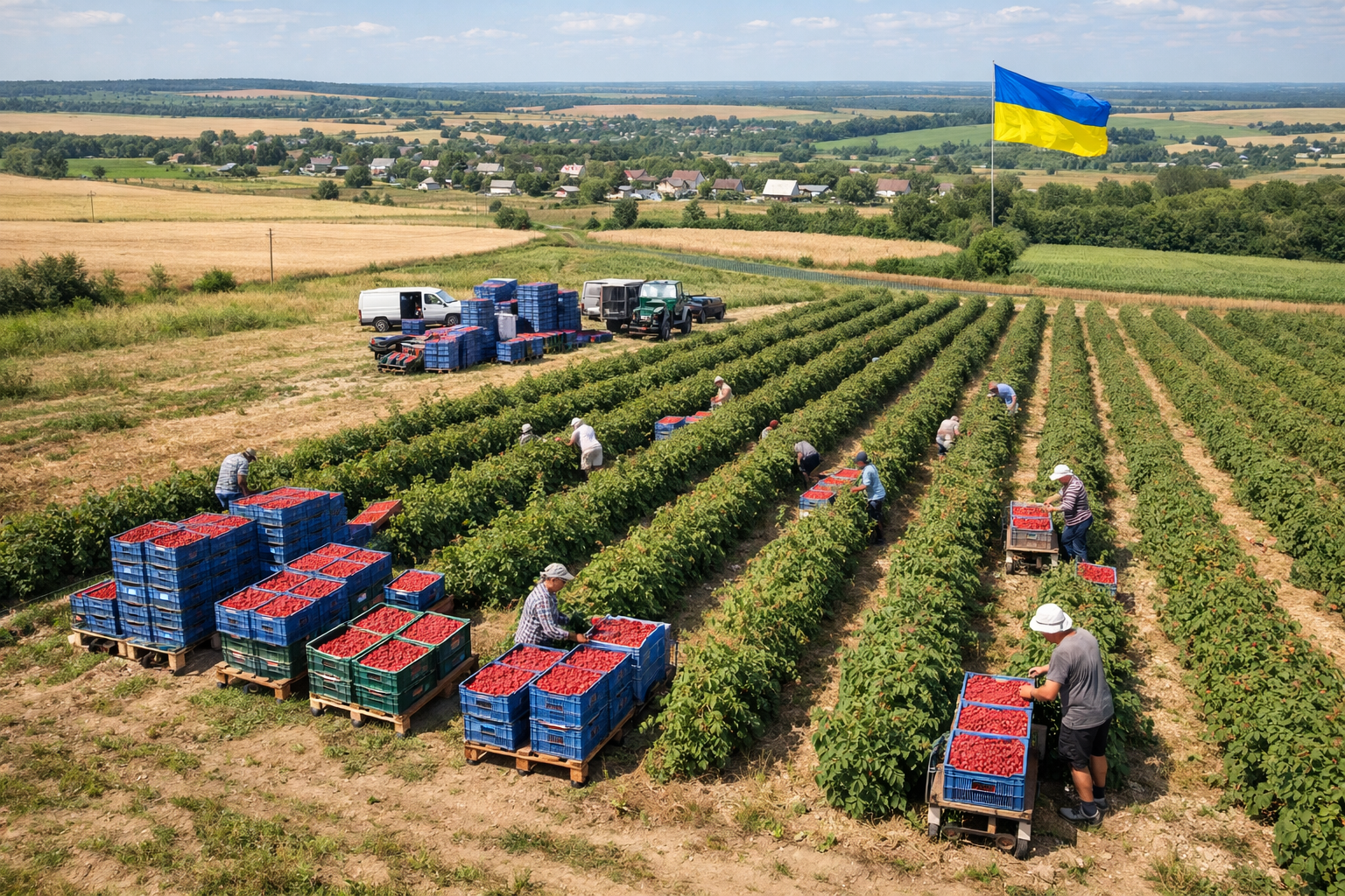 La framboise ukrainienne devient un stabilisateur clé des prix et de la production en Europe