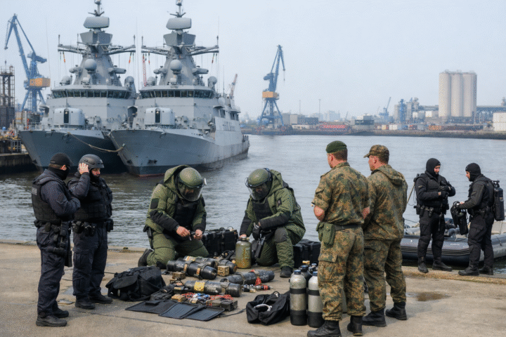 Allemagne : une tentative de sabotage sur des navires militaires déjouée à Hambourg