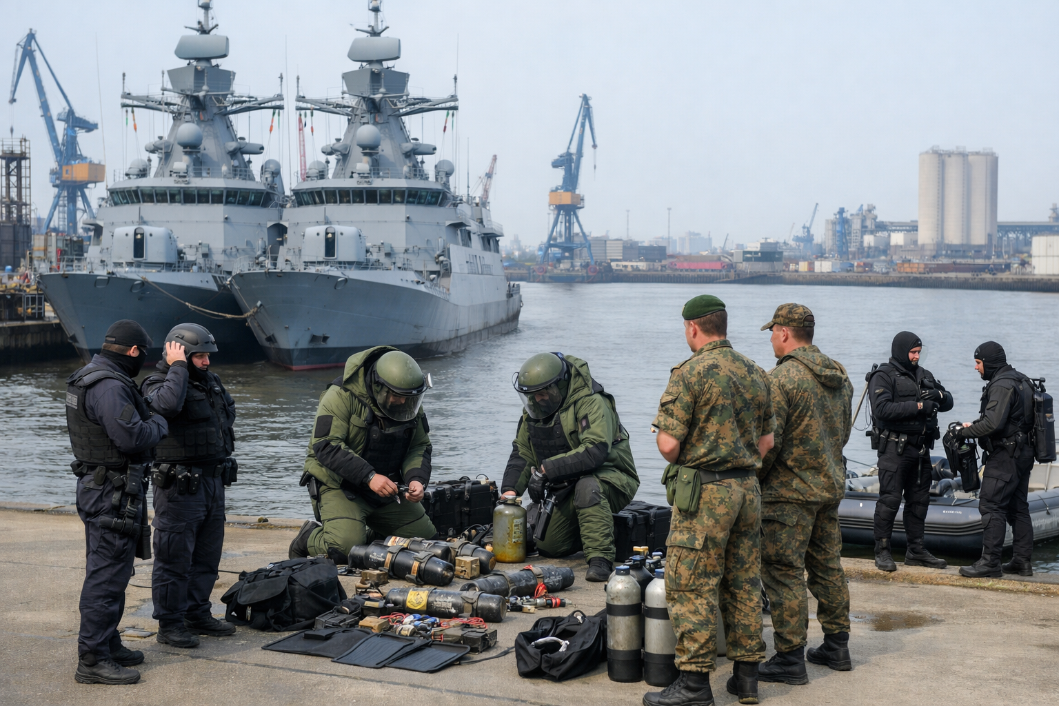Allemagne : une tentative de sabotage sur des navires militaires déjouée à Hambourg
