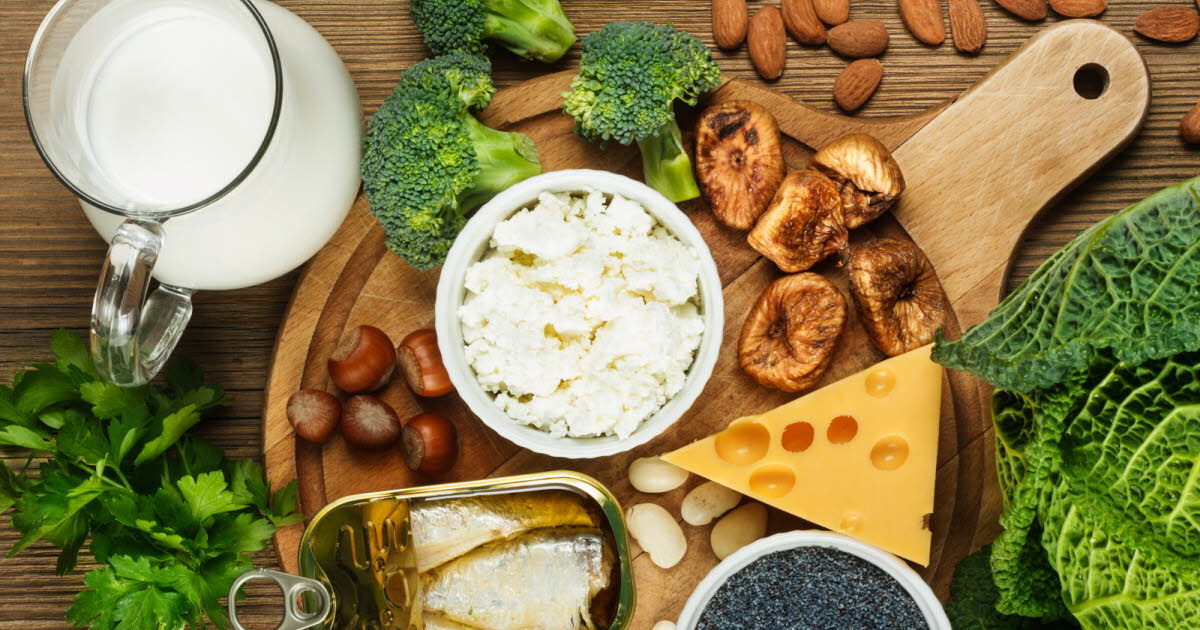 Les aliments les plus riches en calcium selon l'Anses