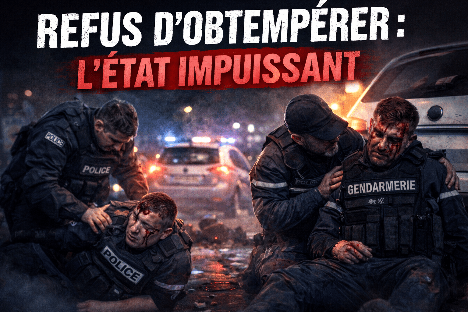 Refus d’obtempérer : l'inaction des politiques face à la montée de la violence envers les forces de l'ordre