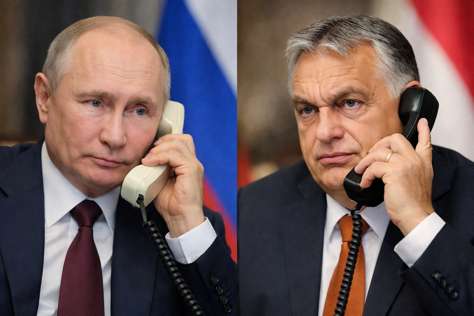 Vladimir Poutine salue la 'position de principe' de Viktor Orban sur l'Ukraine lors d'un appel téléphonique
