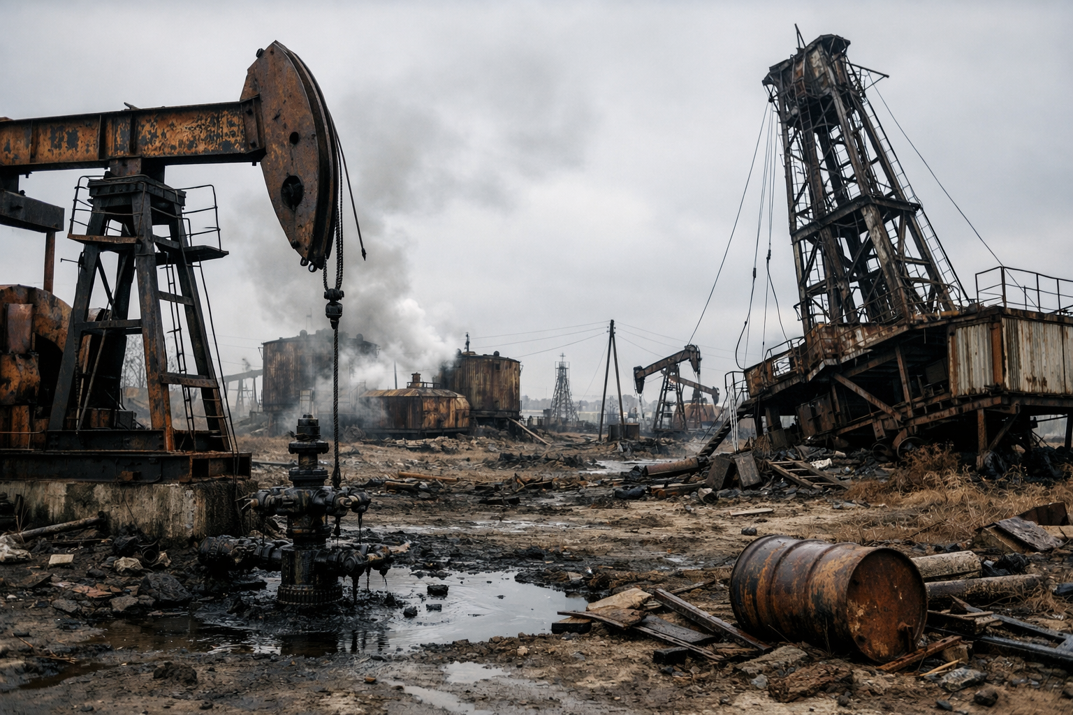 Le secteur pétrolier russe au bord de l'effondrement physique d'ici le printemps 2026