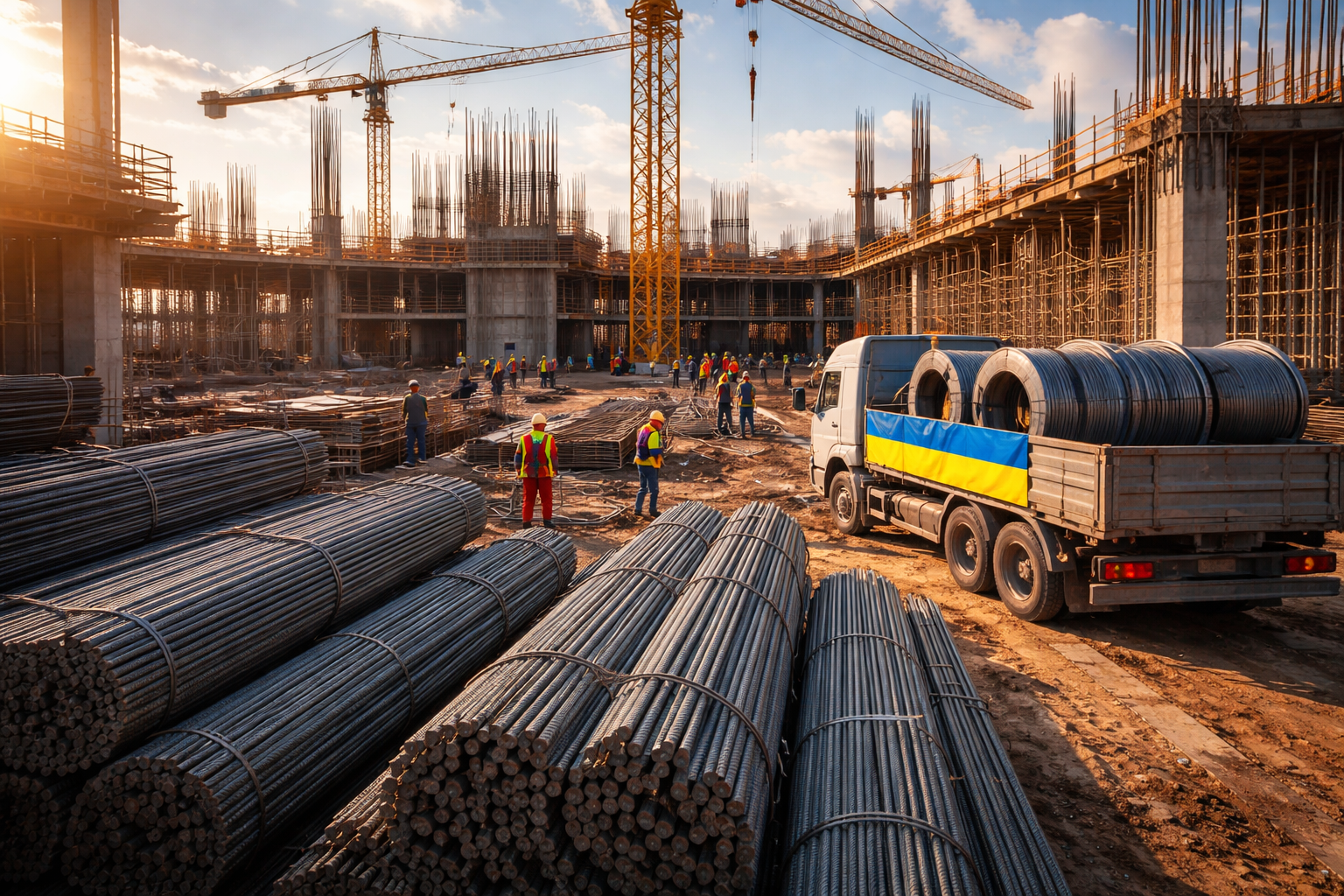 L'acier ukrainien dynamise le secteur de la construction roumain et élargit son marché métallurgique