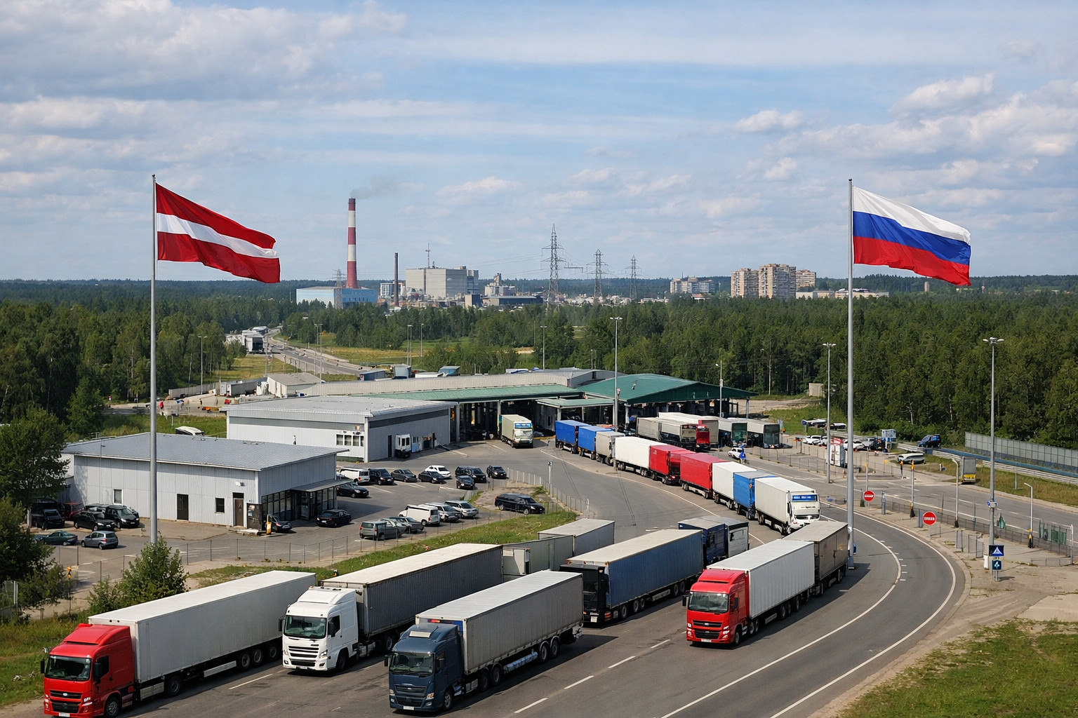 La Lettonie a exporté pour 962 millions d'euros vers la Russie en 2025 malgré les sanctions