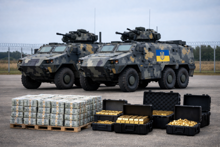 La Hongrie retient des véhicules blindés ukrainiens avec 75 millions de dollars et de l'or à bord
