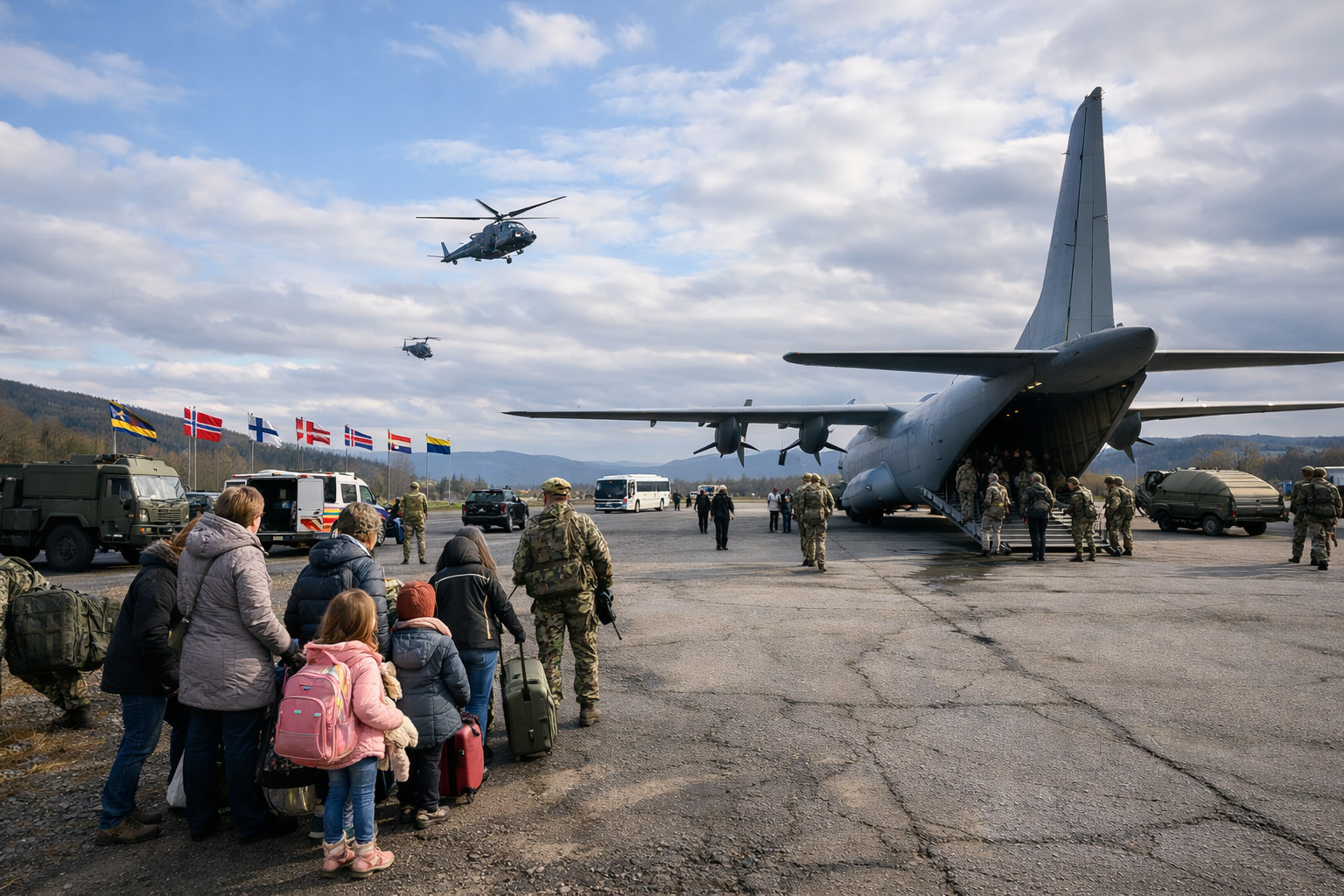 Dix pays d'Europe du Nord s'inspirent de l'expérience ukrainienne pour élaborer des plans d'évacuation transfrontalière