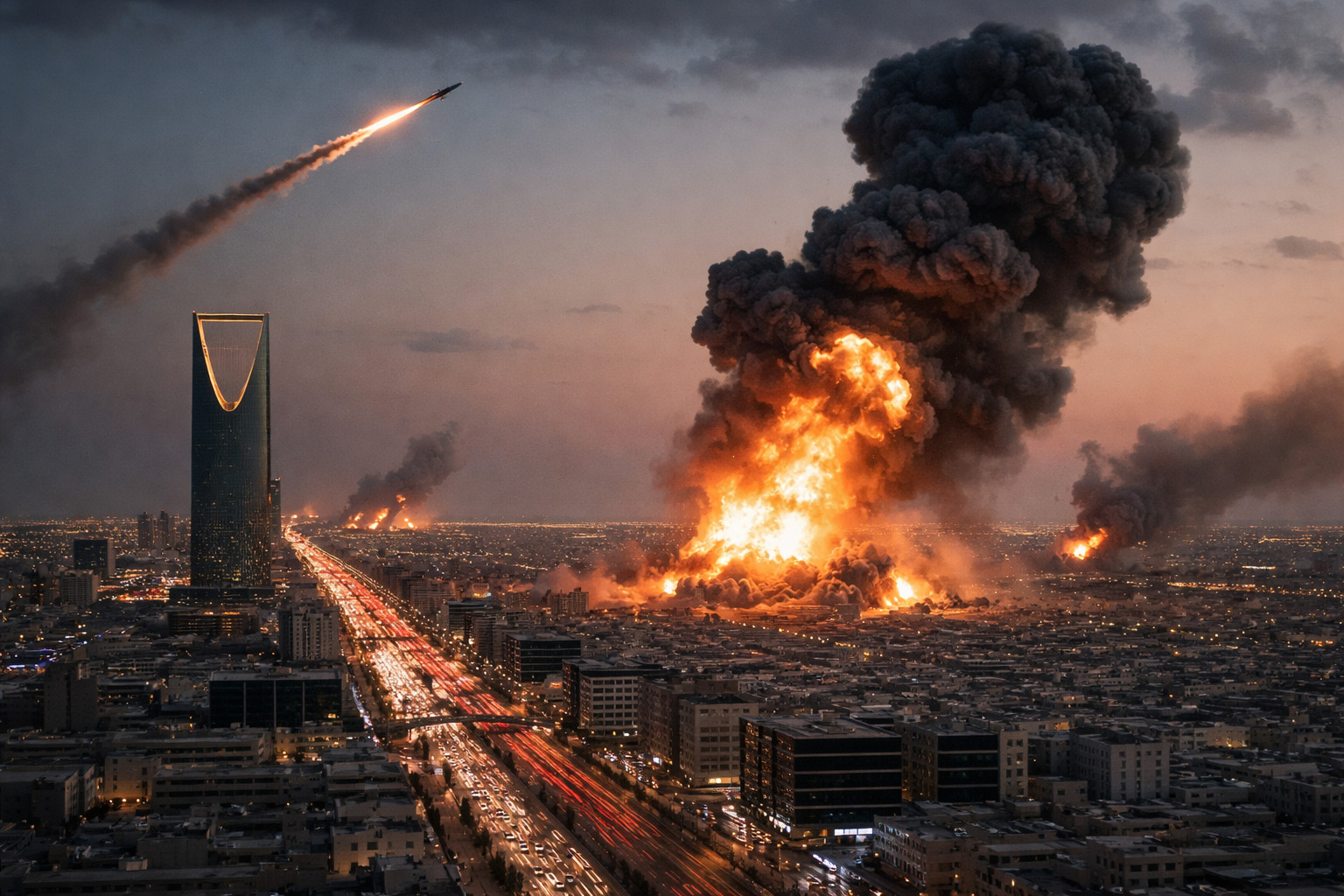 Des missiles frappent Riyad, l'Iran pointé du doigt dans une escalade dangereuse