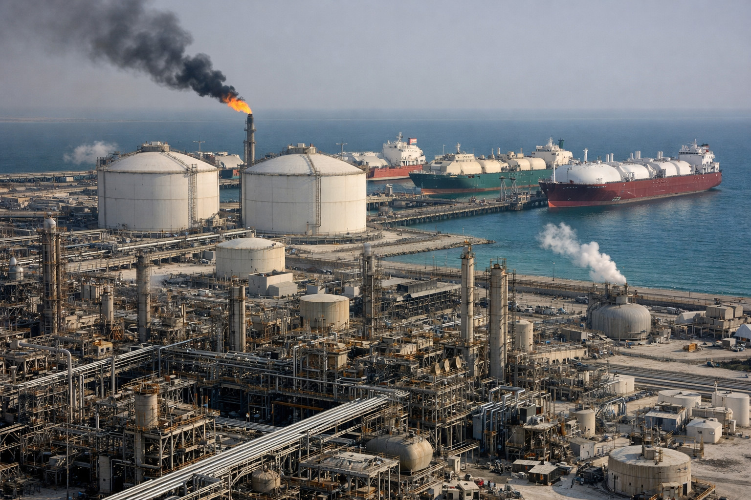 L'arrêt du plus grand site GNL au Qatar menace de déclencher une crise énergétique mondiale