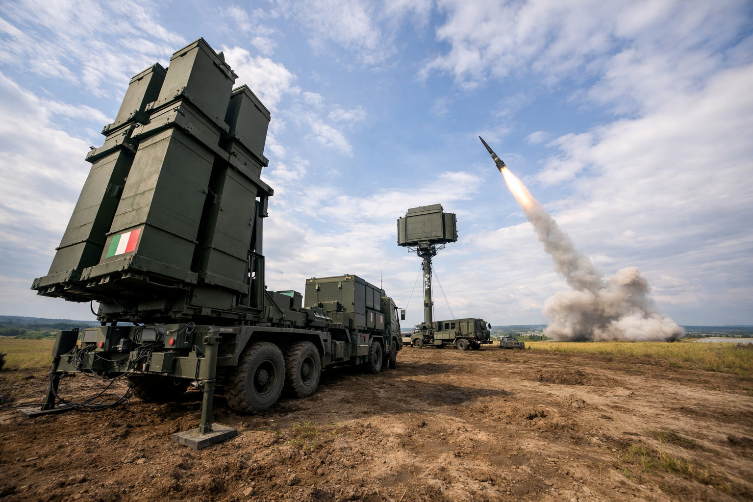 L'Ukraine offre à l'Italie un banc d'essai crucial pour son nouveau système de défense antiaérienne