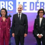 Emmanuel Grégoire souligne Rachida Dati comme sa principale adversaire lors du débat avant le second tour à Paris