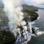 La lave du Piton de la Fournaise atteint enfin l’océan à La Réunion