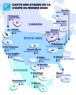 Mondial 2026 : aperçu des stades accueillant la compétition aux États-Unis, au Canada et au Mexique, avec l'absence de Neymar dans la sélection brésilienne.