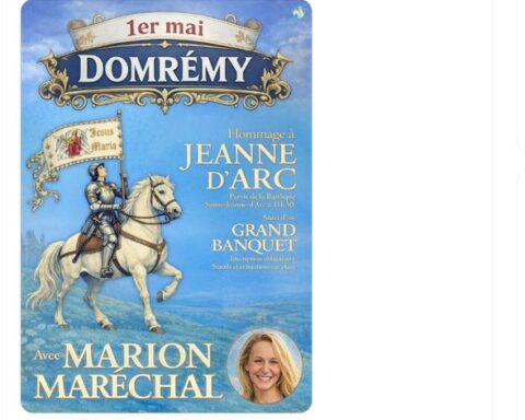 1er mai : le Rassemblement national célèbre Jeanne d’Arc lors d’un meeting à Mâcon