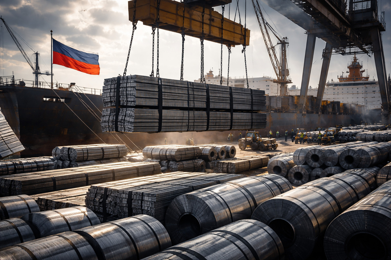 L'UE importe massivement de l'acier russe malgré les sanctions, finançant indirectement l'effort de guerre du Kremlin