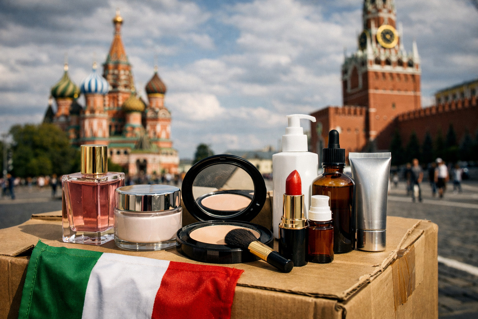 L'Italie intensifie ses exportations de cosmétiques vers la Russie malgré les sanctions européennes