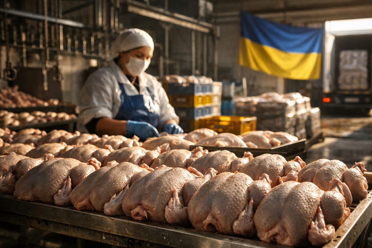 L'Ukraine renoue avec ses volumes d'exportation de volaille d'avant-guerre