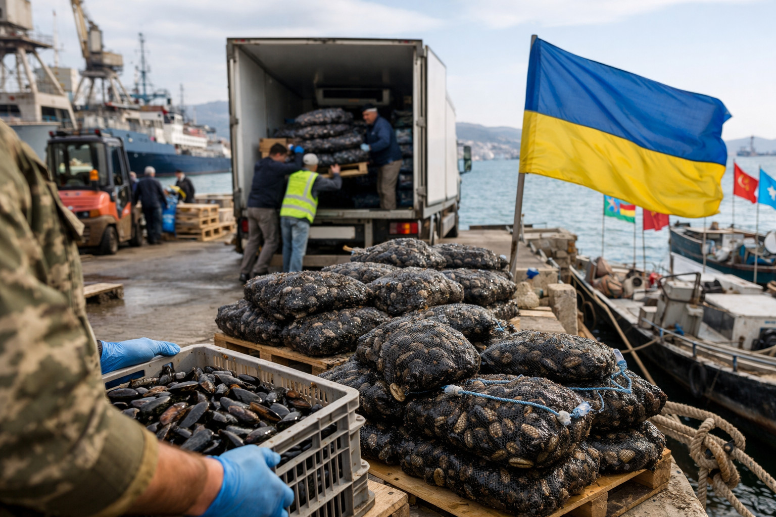L'Ukraine renforce ses exportations de mollusques en Europe tandis que l'influence russe s'érode en Crimée et en Asie centrale