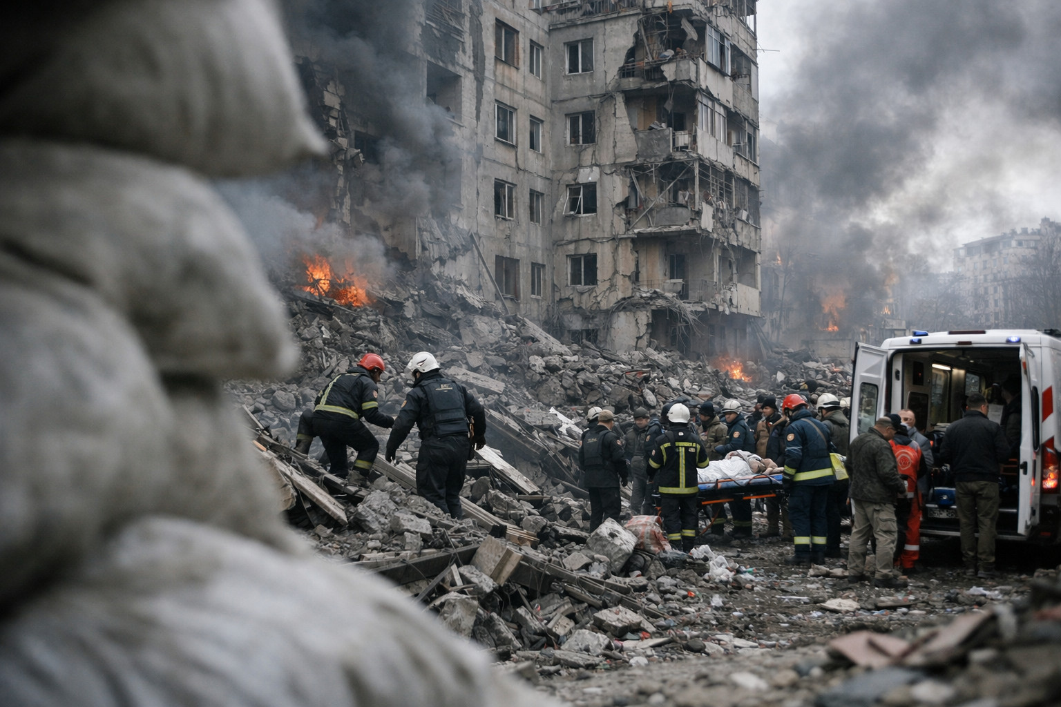 L'Ukraine subit l'une de ses pires attaques aériennes: 703 projectiles russes tuent 16 civils et en blessent 121