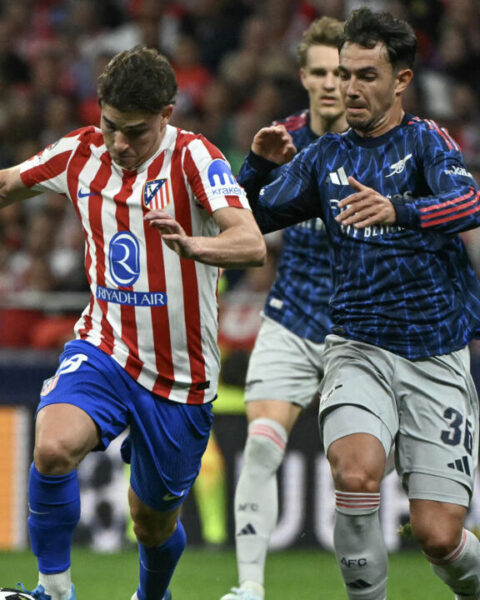 Ligue des champions : l'Atlético Madrid et Arsenal font match nul en demi-finale aller
