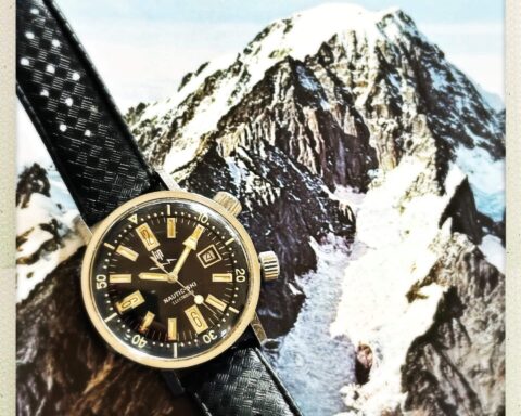 Lip Nautic-Ski : une montre dédiée aux passionnés de ski et de plongée.
