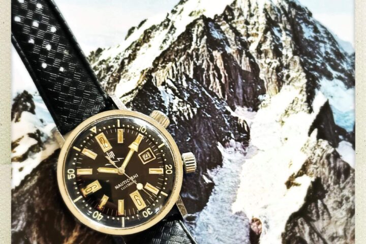 Lip Nautic-Ski : une montre dédiée aux passionnés de ski et de plongée.
