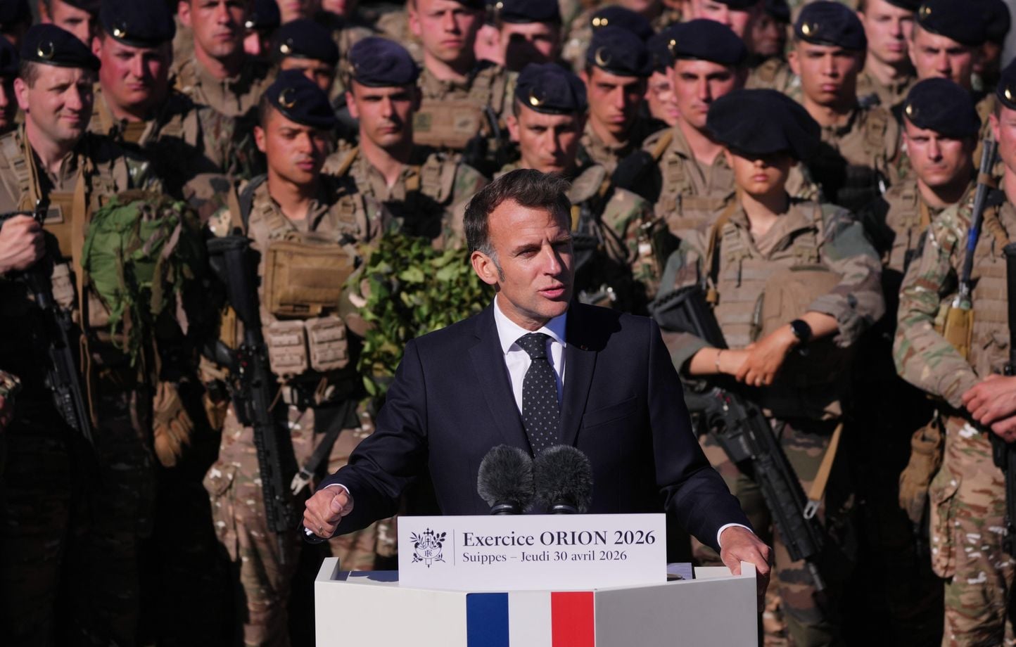 Macron valorise l'exercice militaire Orion 26, un message fort aux alliés et adversaires européens