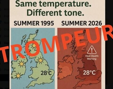 Canicule : la désinformation par les cartes météo remise en question