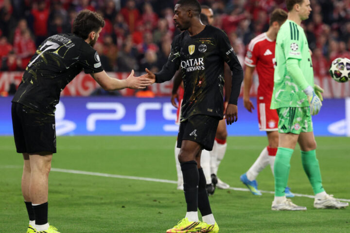 Dembélé et "Kvara", le duo prometteur du PSG en quête d'un doublé en Ligue des champions.
