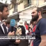 Doublé européen du PSG : les joueurs arrivent et se dirigent vers le Champ-de-Mars pour rencontrer leurs supporters.