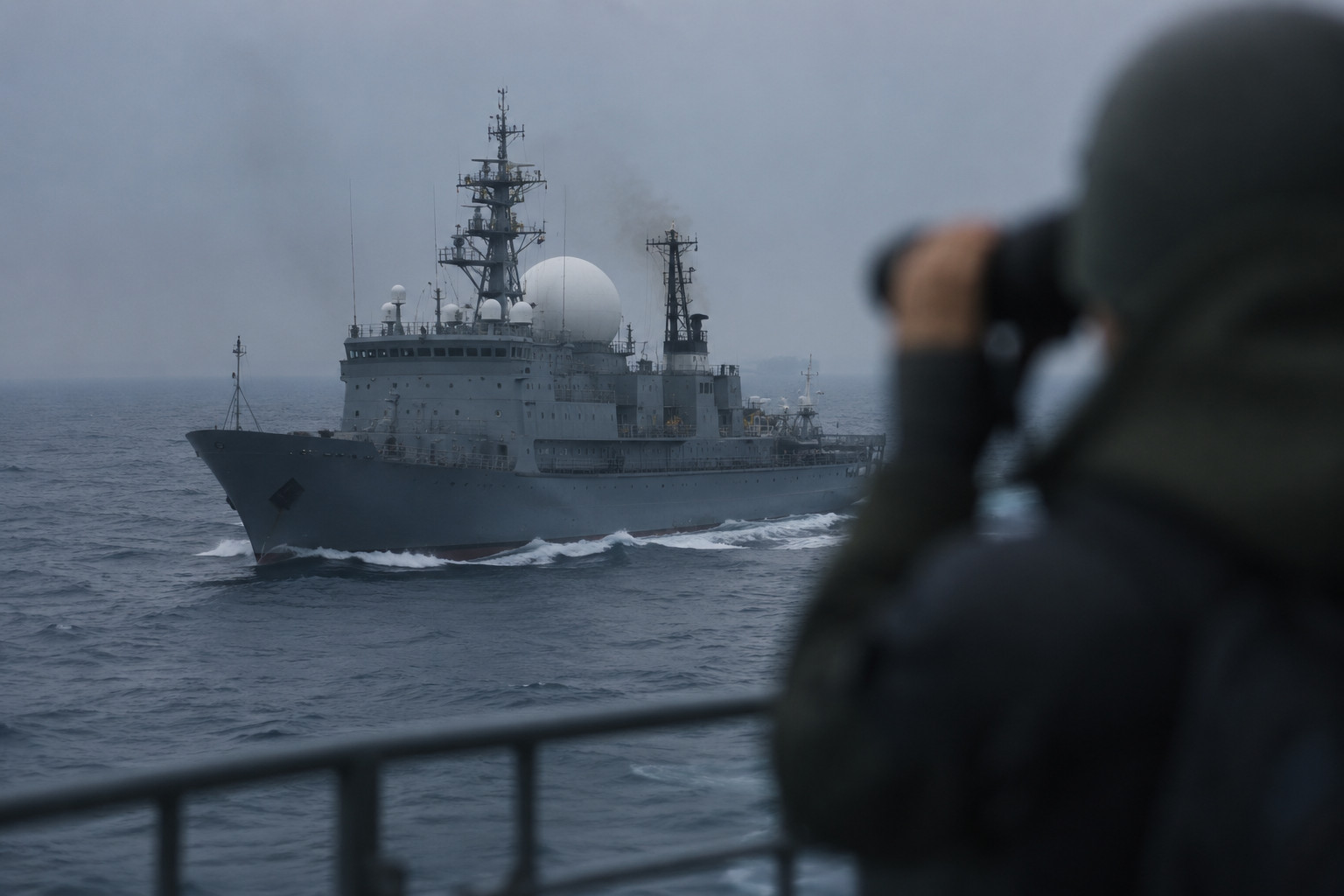 Un navire de renseignement russe intercepté près des manœuvres anti-sous-marines de l'OTAN