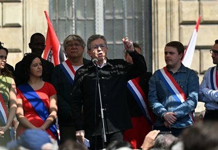 Jean-Luc Mélenchon se prépare pour la présidentielle de 2027 lors de la manifestation du 1er Mai à Paris
