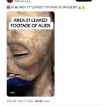 Une vidéo prétendant montrer un extraterrestre dans la Zone 51 s'avère être un deepfake
