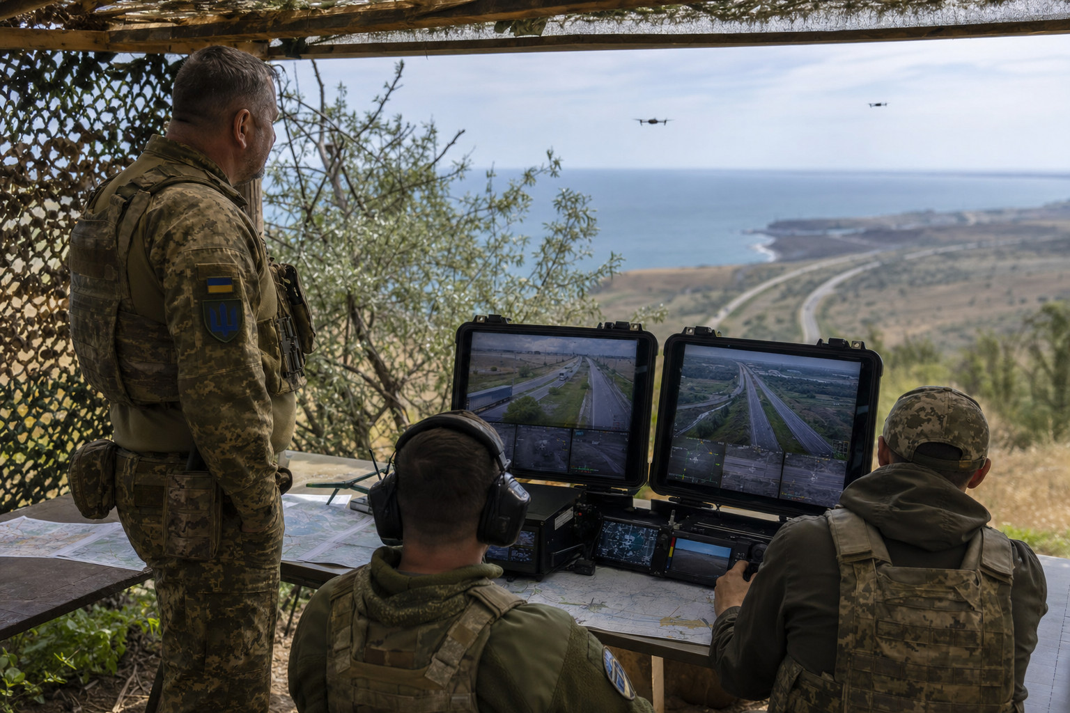 Le commandant des drones ukrainiens annonce le contrôle de la route R-280 et l'isolement de la Crimée