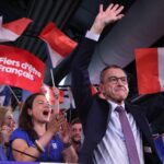 Bruno Retailleau présente sa candidature à la présidentielle 2027 avec Boualem Sansal au Parc floral de Paris