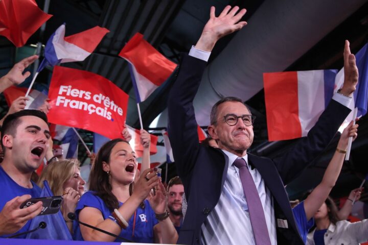 Bruno Retailleau présente sa candidature à la présidentielle 2027 avec Boualem Sansal au Parc floral de Paris