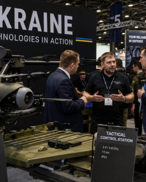 De 10 à 80 : l'évolution remarquable de l'Ukraine à Eurosatory en deux ans.