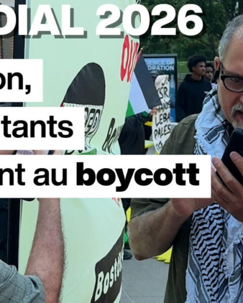"Des militants à Boston appellent au boycott de la Coupe du monde 2026, qualifiant la situation d'intolérable"