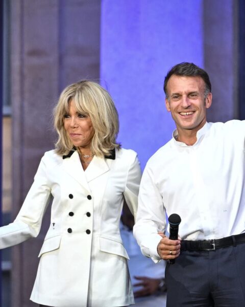 Emmanuel Macron participe à la Fête de la Musique à l'Elysée malgré la canicule